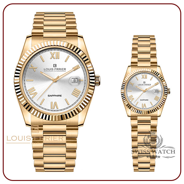 ست ساعت زنانه و مردانه لوئیس فریر مدل LF 9553-111-121