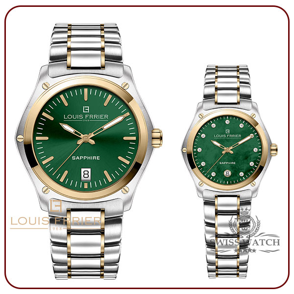 ست ساعت زنانه و مردانه لوئیس فریر مدل LF 9553-151-161