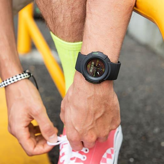 ساعت مچی مردانه کاسیو جی شاک مدل AW-500MNT-1ADR - واچ مارکت