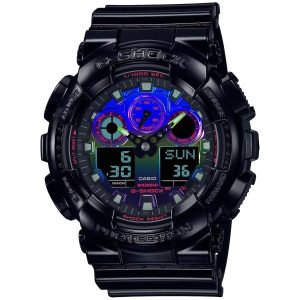 ساعت مچی مردانه کاسیو جی شاک مدل GA-100RGB-1ADR - واچ مارکت