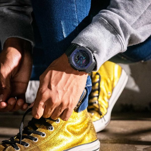 ساعت مچی مردانه کاسیو جی شاک مدل GA-2100VB-1ADR - واچ مارکت