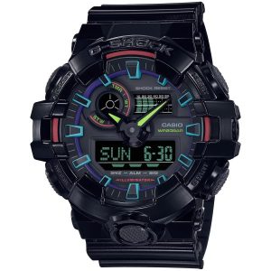 ساعت مچی مردانه کاسیو جی شاک مدل GA-700RGB-1ADR - واچ مارکت