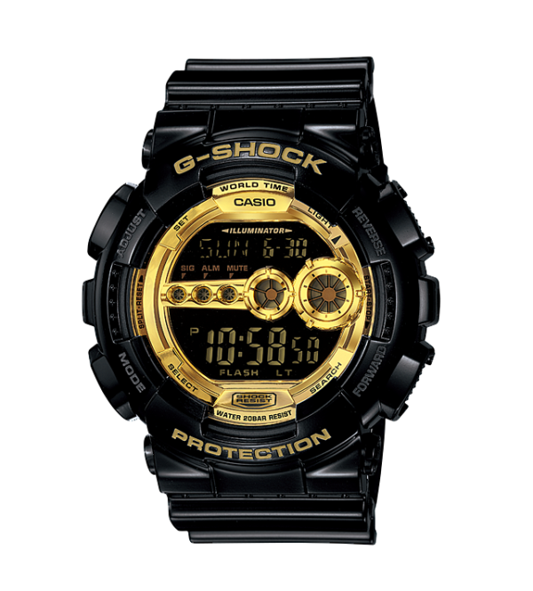 ساعت مچی مردانه کاسیو جی شاک GD-100GB-1 - واچ مارکت