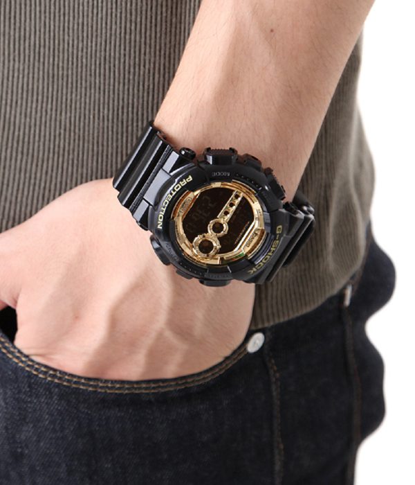 ساعت مچی مردانه کاسیو جی شاک GD-100GB-1 - واچ مارکت