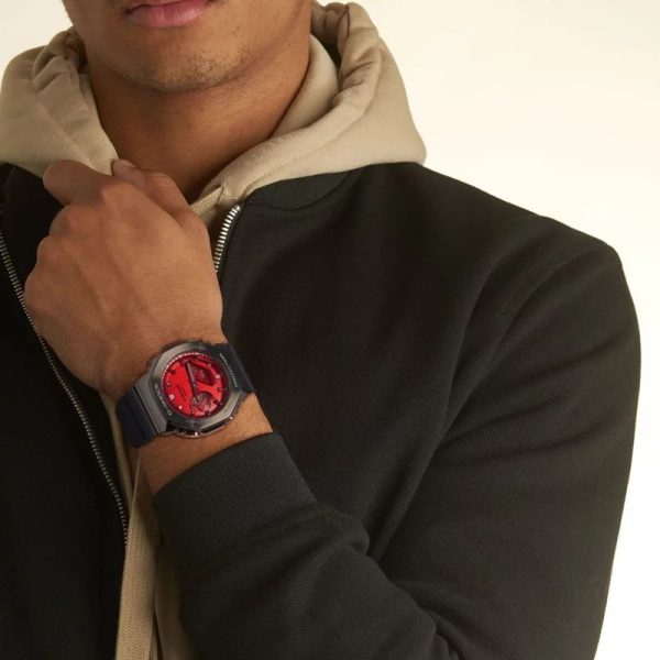 ساعت مچی مردانه کاسیو جی شاک مدل GM-2100B-4ADR - واچ مارکت