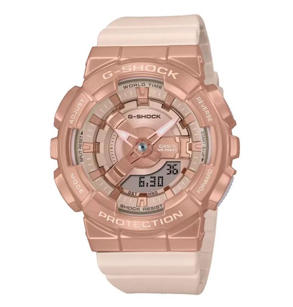 ساعت مچی زنانه کاسیو جی شاک مدل GM-S110PG-4ADR - واچ مارکت