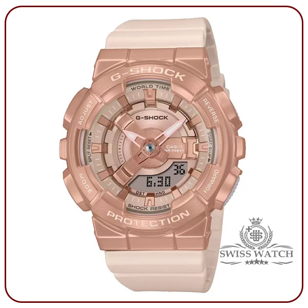 ساعت مچی زنانه کاسیو جی شاک مدل GM-S110PG-4ADR