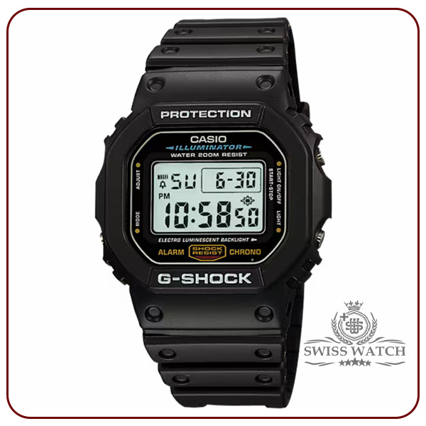 ساعت مچی مردانه کاسیو جی شاک مدل DW-5600E-1V