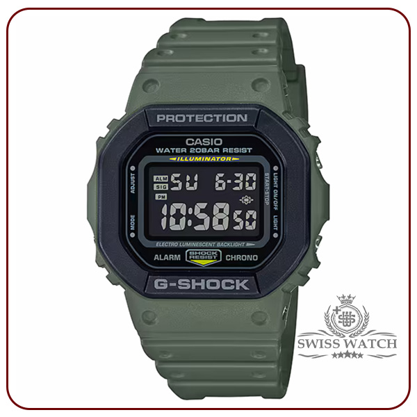 ساعت مچی مردانه کاسیو جی شاک مدل DW-5610SU-3