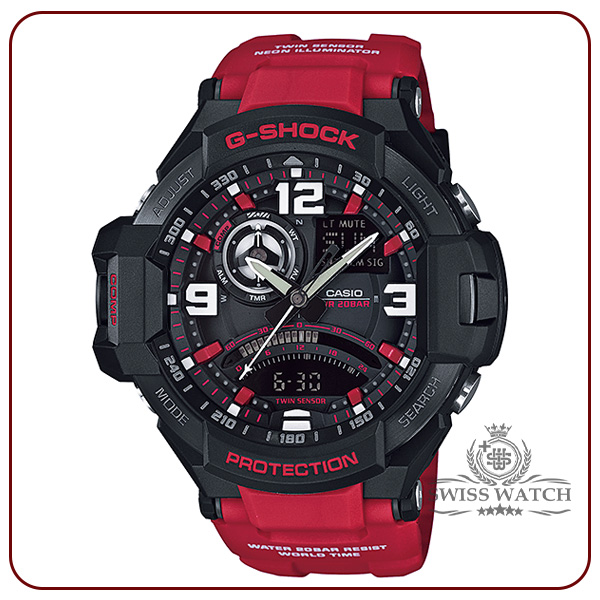 ساعت مچی مردانه کاسیو جی شاک مدل: GA-1000-4B