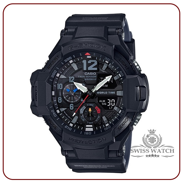 ساعت مچی مردانه کاسیو جی شاک مدل: GA-1100-1A1