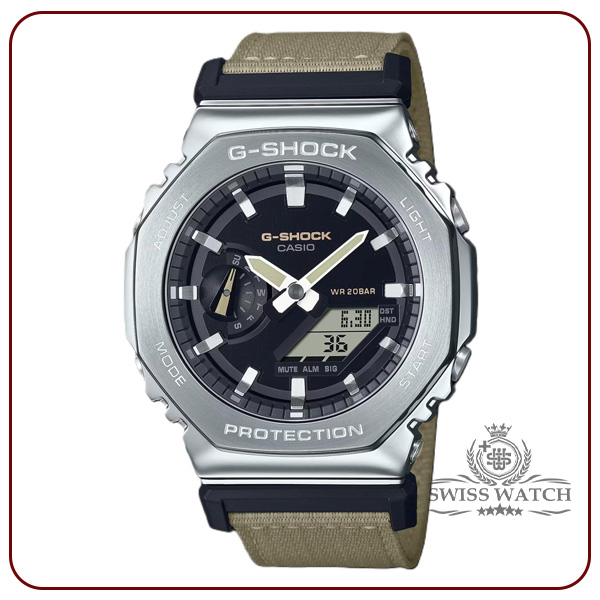 ساعت مچی مردانه کاسیو جی شاک مدل GM-2100C-5ADR