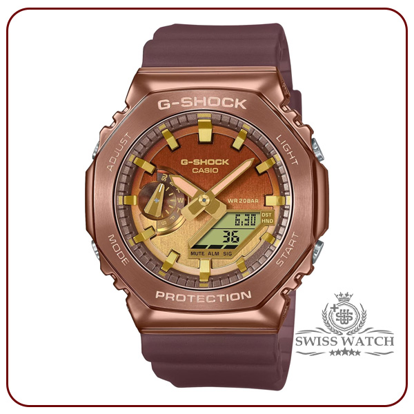 ساعت مچی مردانه کاسیو جی شاک مدل GM-2100CL-5ADR