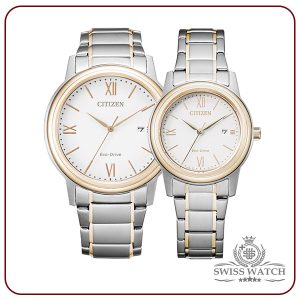 ساعت مچی ست زنانه و مردانه سیتی زن مدل AW1676-86A-FE1226-82A