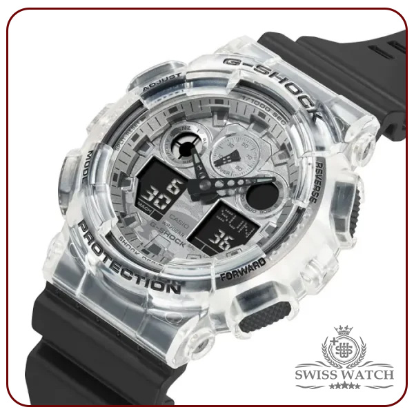 ساعت مچی مردانه کاسیو جی شاک مدل CASIO GA-100SKC-1ADR