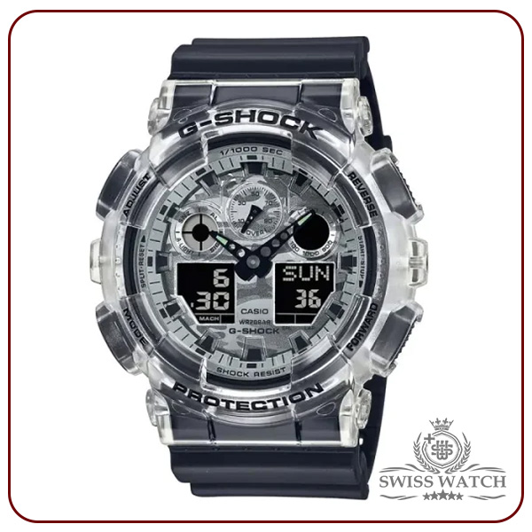 ساعت مچی مردانه کاسیو جی شاک مدل CASIO -GA-100SKC-1ADR